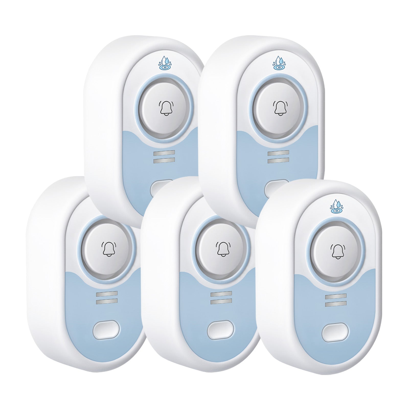 VETOUCH Water Leak Detector, 100dB Alarm, IP66, 5-Year Battery, Batteries Included