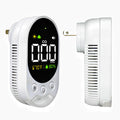 VETOUCH Plug-In CO Detector, Battery Backup, 3-in-1 Temp/Humidity, Emergency Light, 85dB Alarm